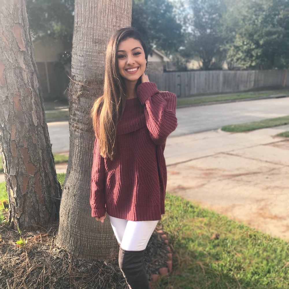 Tobi Off the shoulder sweater